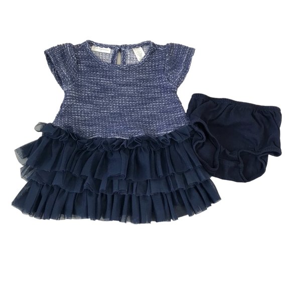 Baby Girl Dresses Lot of 3 First Impressions & Unbranded 6-9 Months, Pre-Owned - Picture 4 of 7